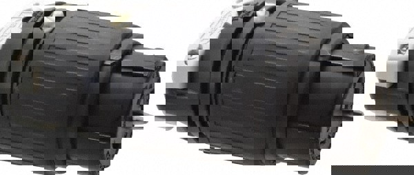 Locking Inlet: Connector, Industrial, Non-NEMA, 480V, Black & White